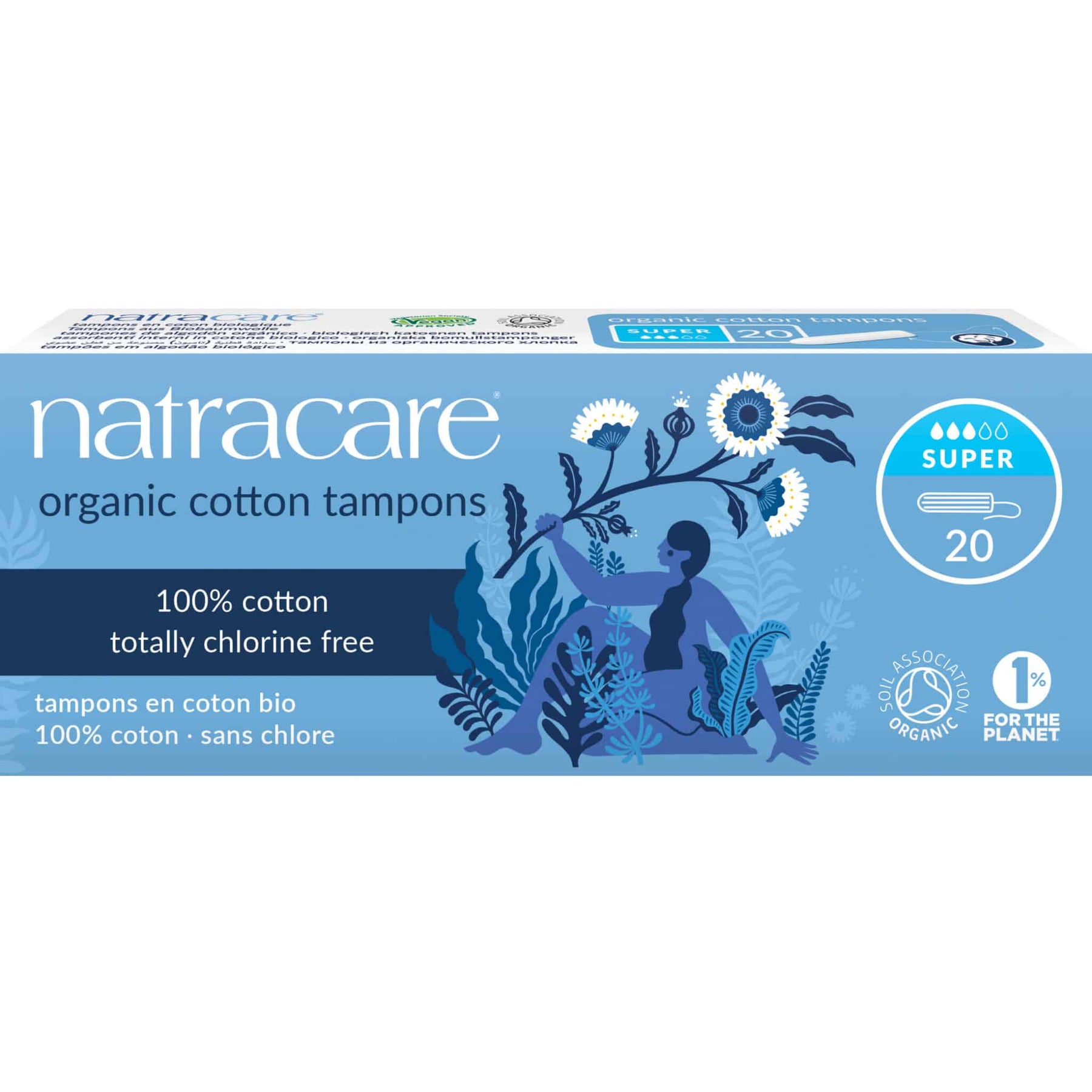 Natracare Tampon uden indføringshylster - Super