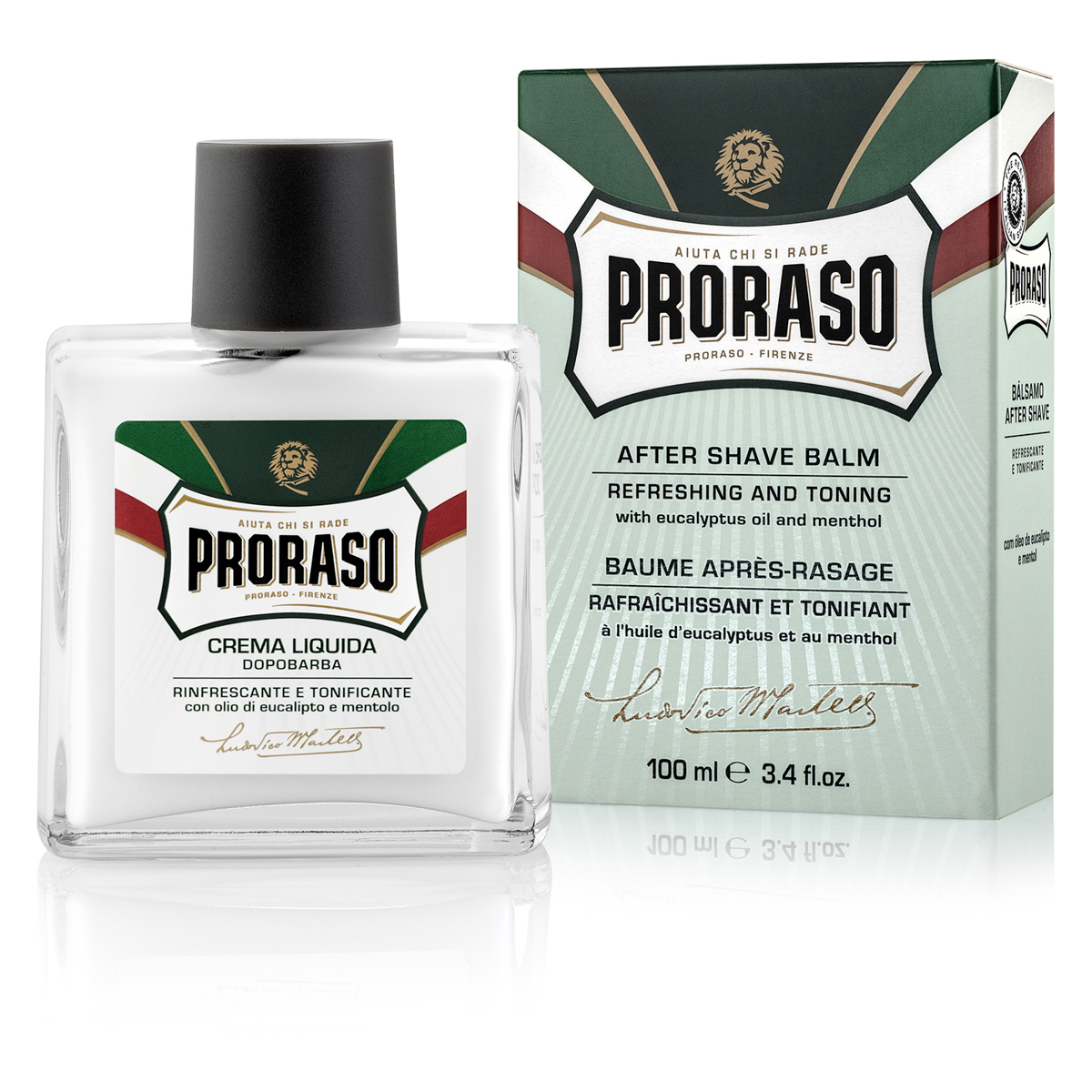 Proraso Aftershave Balm - Refresh, Eucalyptus & Menthol, 100 ml