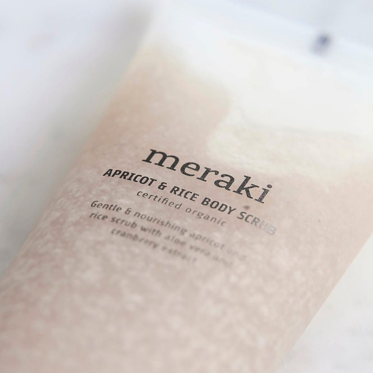 Meraki Apricot & Rice Body Scrub 150 ml