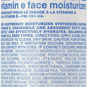 Vitamin E Face Moisturizer 118 ml. Vitamin E Face Moisturizer 118 ml.